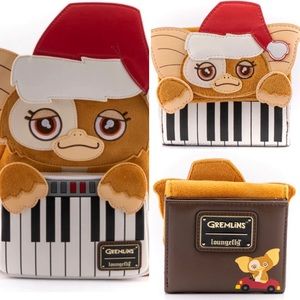Loungefly Set Gremlins Gizmo Holiday Keyboard Cosplay Mini Chibi Backpack/Wallet